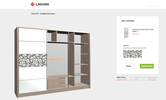 Configurator mobila